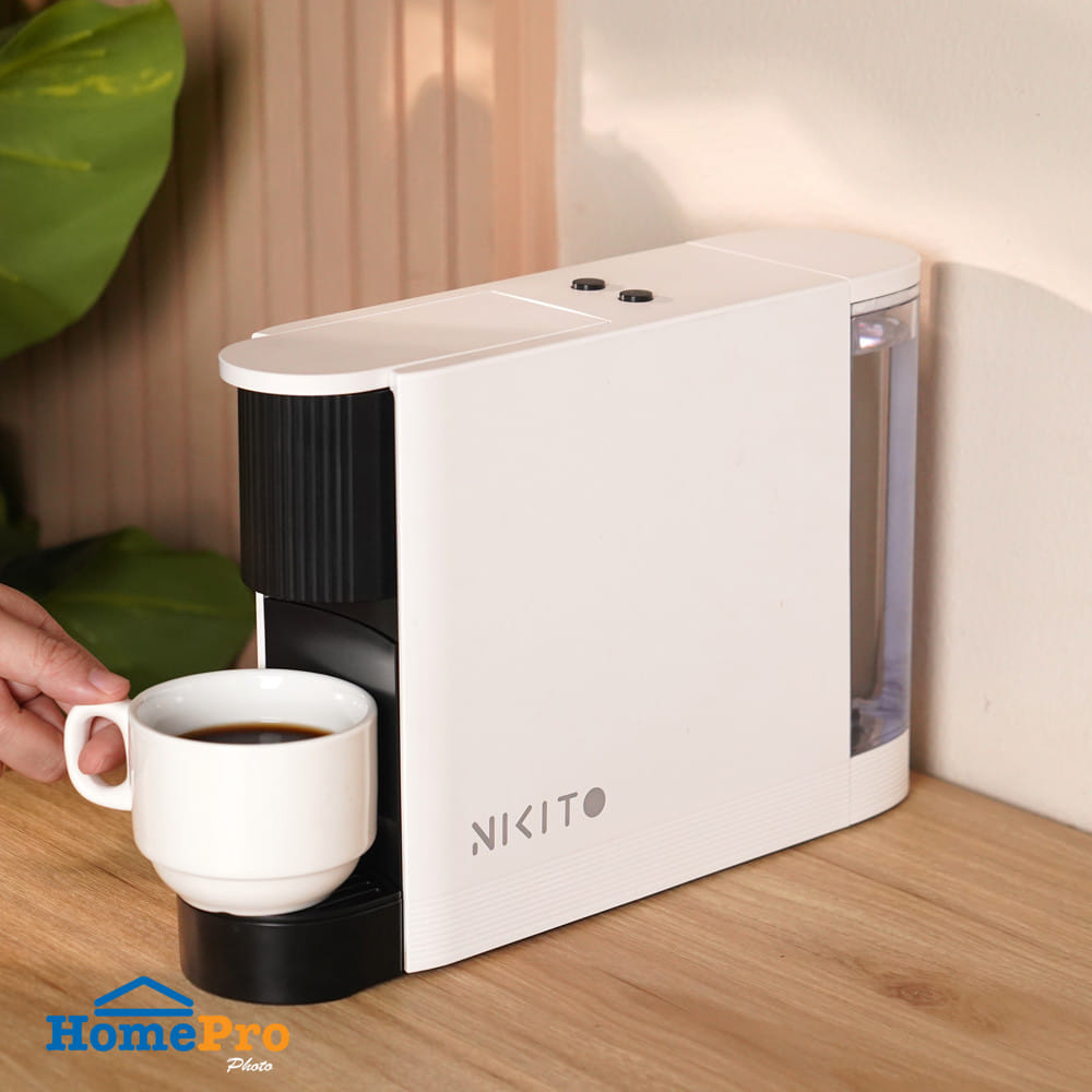 เครื่องชงกาแฟแคปซูล NIKITO KAPUSERU สีขาว
