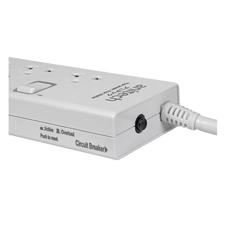 รางปลั๊กไฟ 4 ช่อง 4 สวิตช์ ANITECH H7134 16 แอมป์ 3 ม._5
