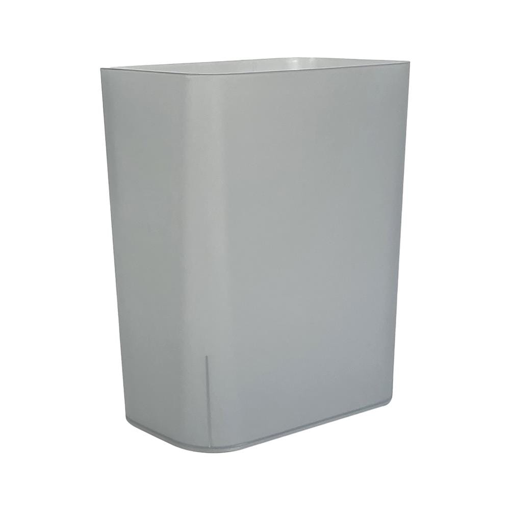 ถังขยะเหลี่ยม DWK RECTANGULAR 18 ลิตร สีเทา/ใส