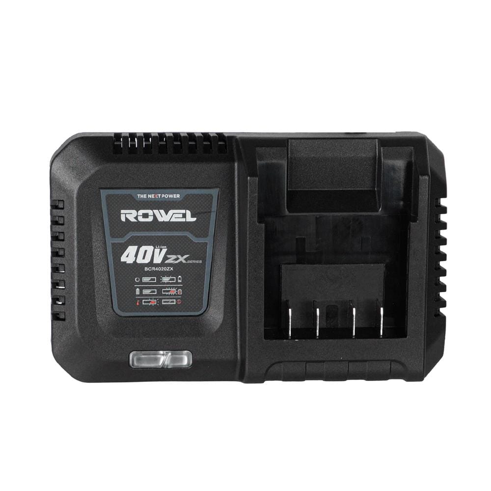 แท่นชาร์จแบตเตอรี่ 1 ช่อง ROWEL BCR4020ZX 40 โวลต์ 2 แอมป์