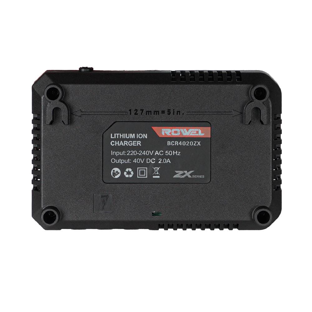 แท่นชาร์จแบตเตอรี่ 1 ช่อง ROWEL BCR4020ZX 40 โวลต์ 2 แอมป์