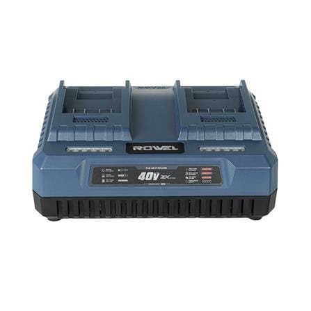 แท่นชาร์จแบตเตอรี่ 2 ช่อง ROWEL BCR4040DZX 40 โวลต์ 4 แอมป์_0