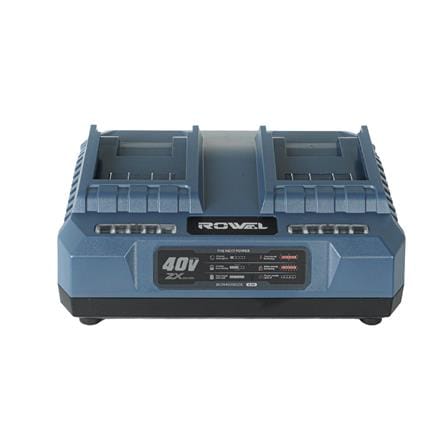 แท่นชาร์จแบตเตอรี่ 2 ช่อง ROWEL BCR4020DZX 40 โวลต์ 2 แอมป์_1