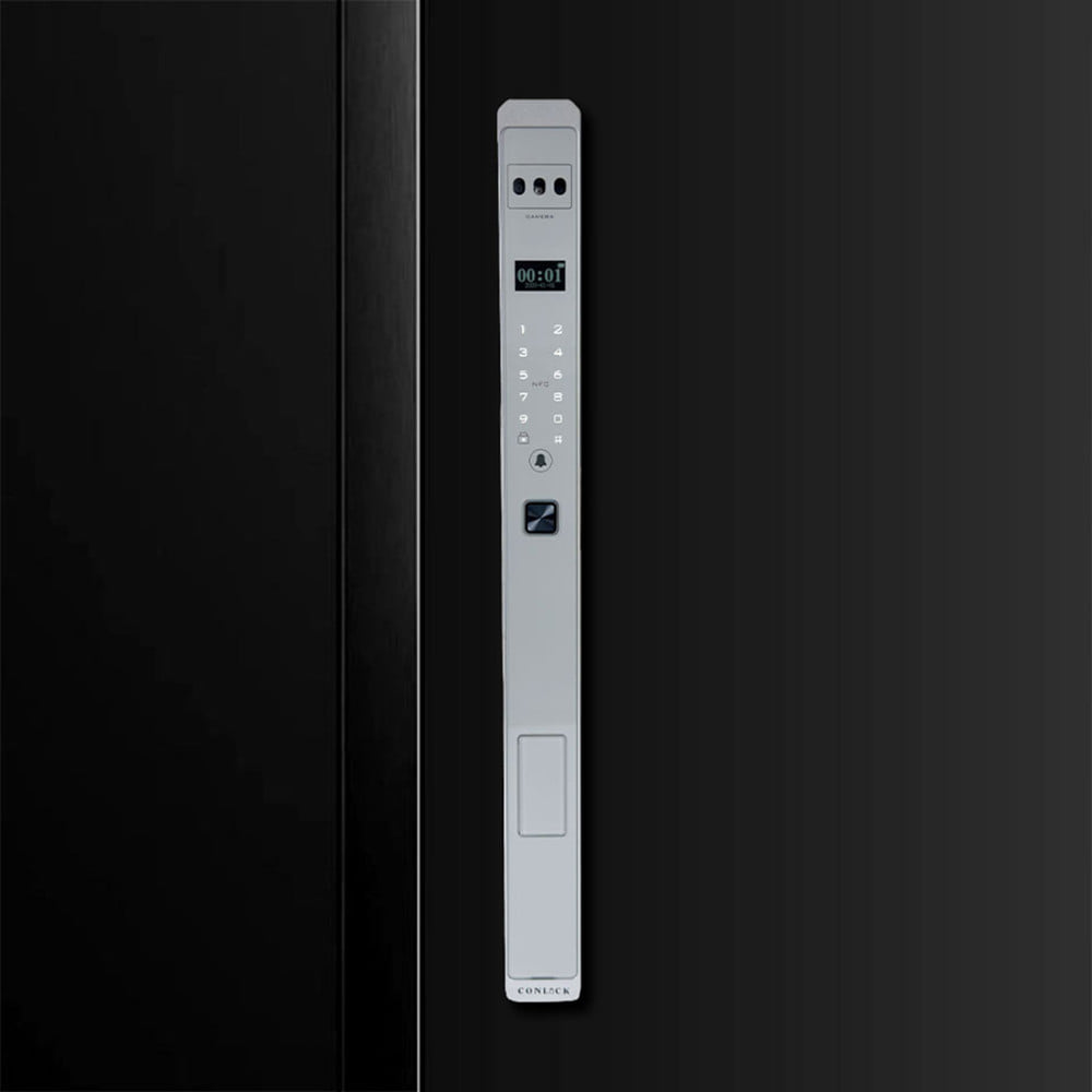 กลอนดิจิตอล CONLOCK XERCON สีเงิน