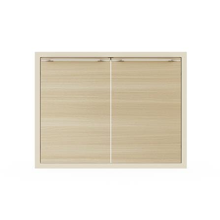 บานซิงค์คู่ KITZCHO LUCIDA PLUS 86x66 ซม. สี NATURAL OAK_0