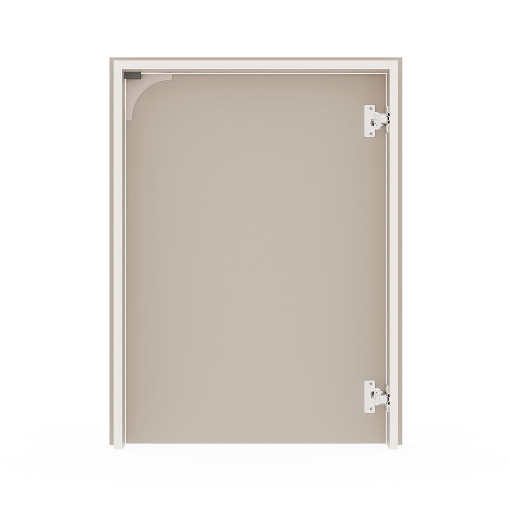 บานถังแก๊ส เปิดซ้าย KITZCHO CURVE 56x74 ซม. สี SAHARA