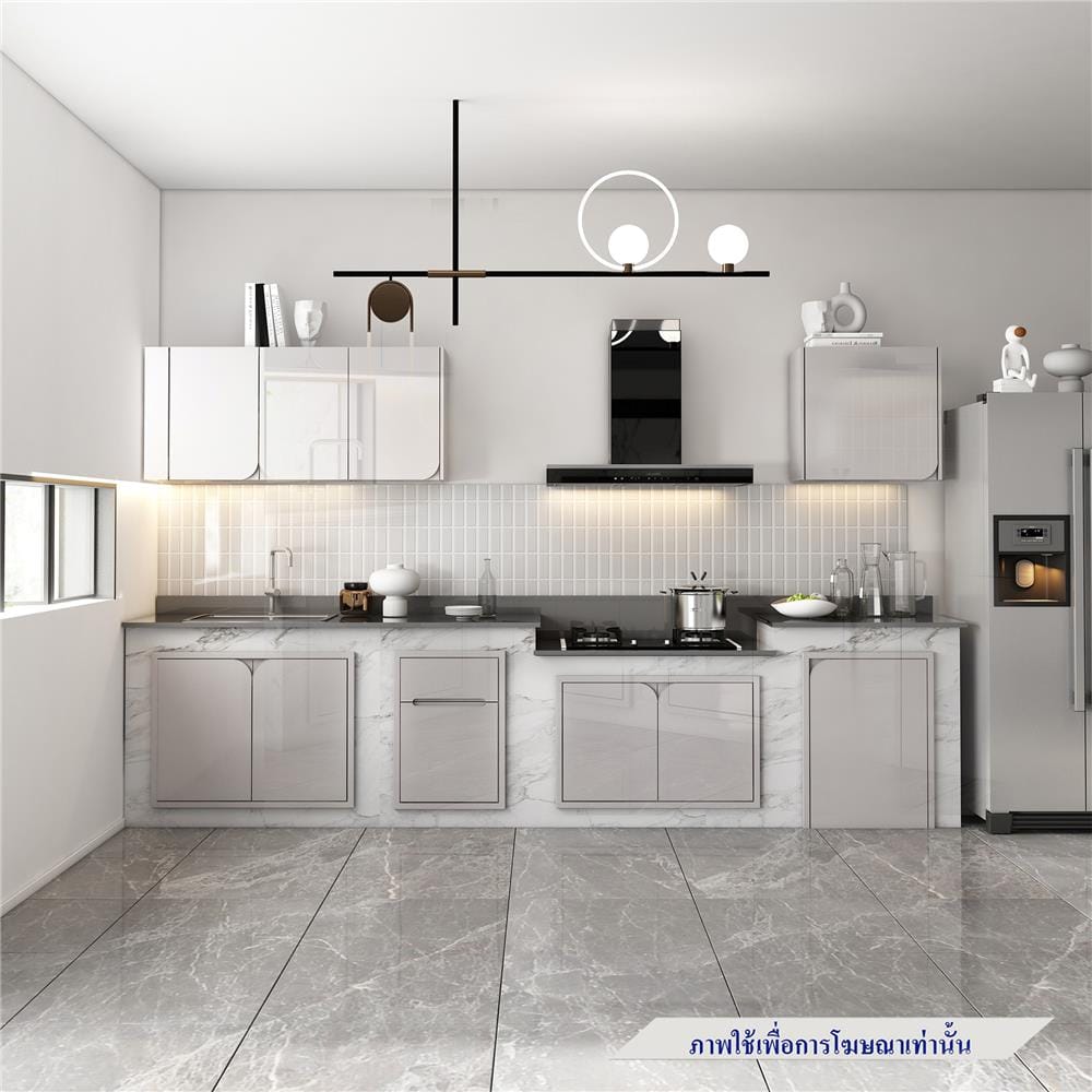 บานถังแก๊ส เปิดซ้าย KITZCHO CURVE 56x74 ซม. สี SAHARA