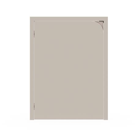 บานถังแก๊ส เปิดซ้าย KITZCHO CURVE 56x74 ซม. สี SAHARA