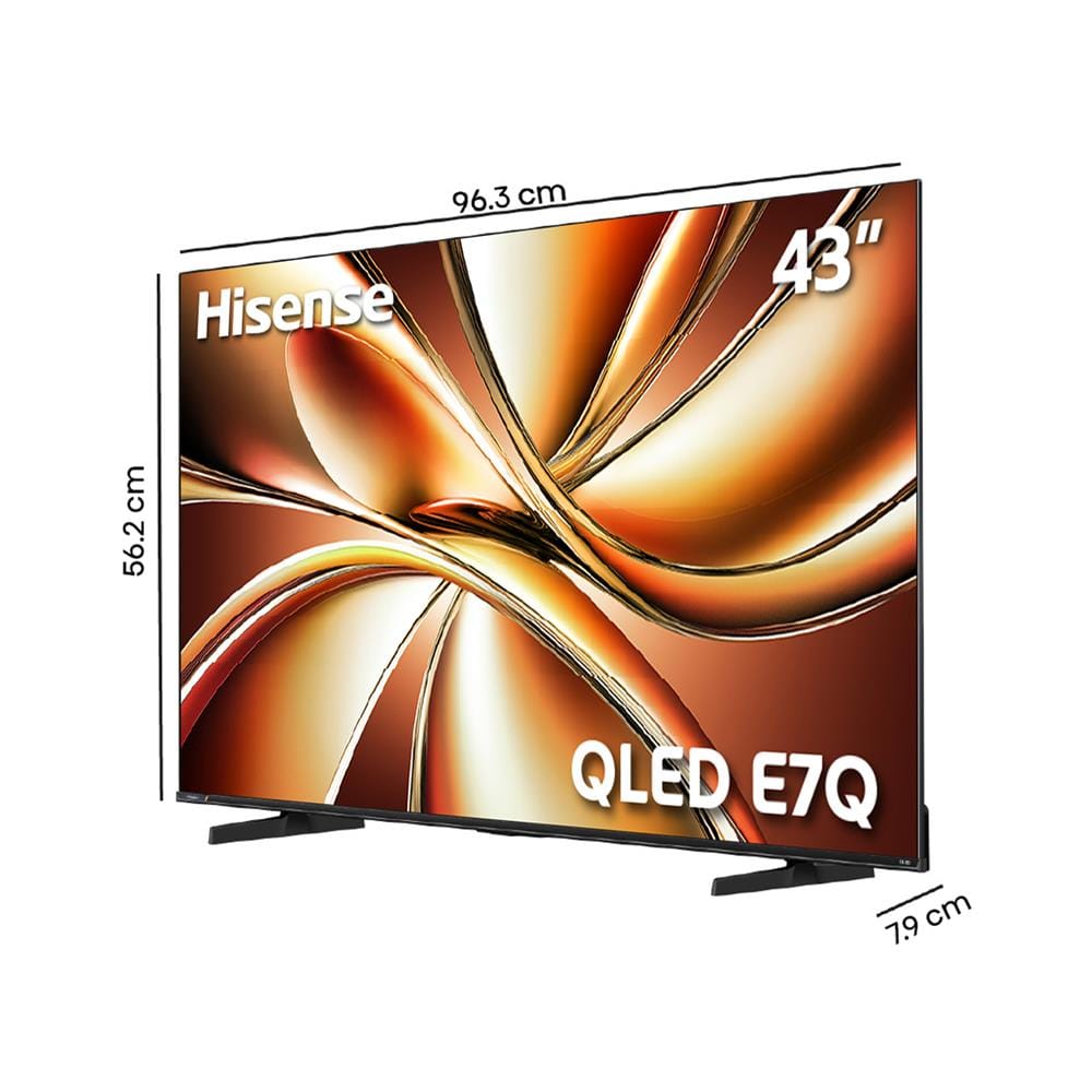 ทีวีคิวแอลอีดี 43 นิ้ว HISENSE (4K, QLED, VIDAA) 43E7Q