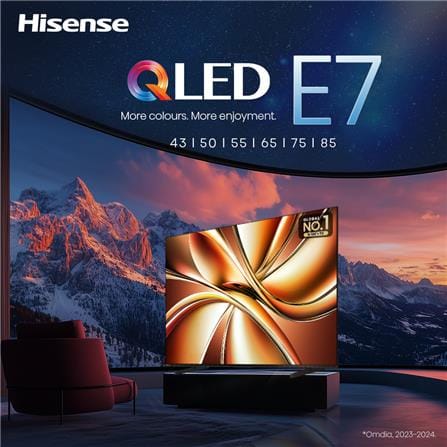 ทีวีคิวแอลอีดี 43 นิ้ว HISENSE (4K, QLED, VIDAA) 43E7Q_4