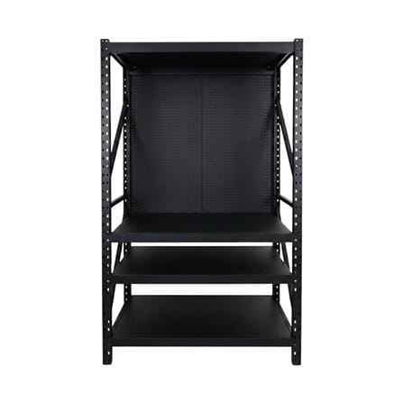 ชั้นเหล็ก 4 ชั้น CUSTOMAI STANDARD SET PEG SIZE XL 1.2 เมตร สีดำ_2