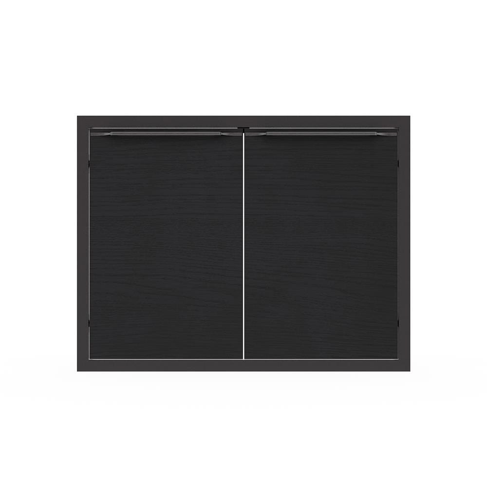 บานซิงค์คู่ KITZCHO LUCIDA PLUS 86x66 ซม. สี BLACK OAK