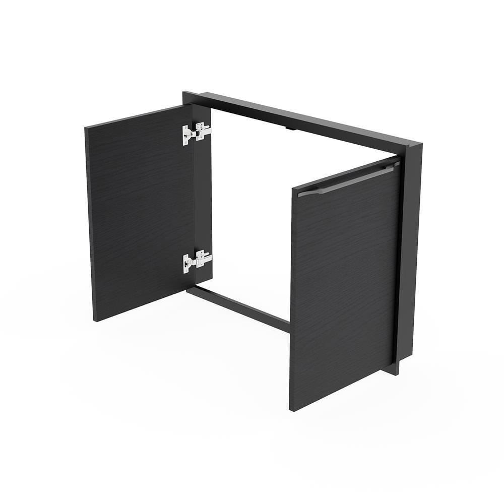 บานซิงค์คู่ KITZCHO LUCIDA PLUS 86x66 ซม. สี BLACK OAK