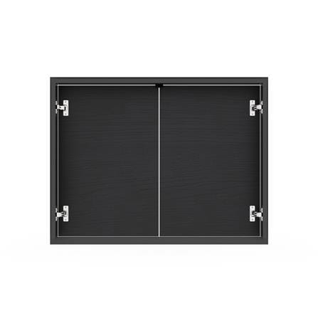 บานซิงค์คู่ KITZCHO LUCIDA PLUS 86x66 ซม. สี BLACK OAK_3