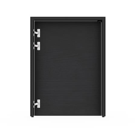 บานถังแก๊ส เปิดขวา KITZCHO LUCIDA PLUS 56x74 ซม. สี BLACK OAK_2