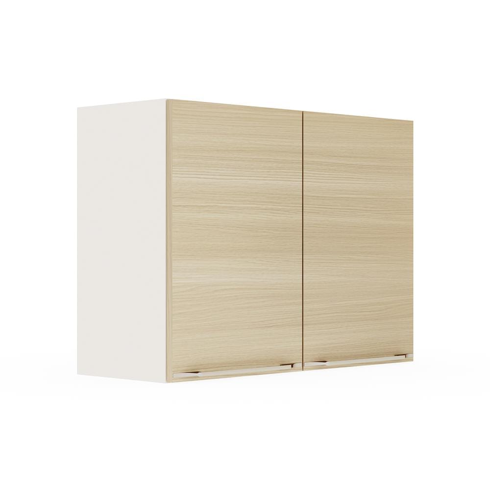 ตู้แขวนคู่ KITZCHO LUCIDA PLUS 80x60 ซม. สี NATURAL OAK