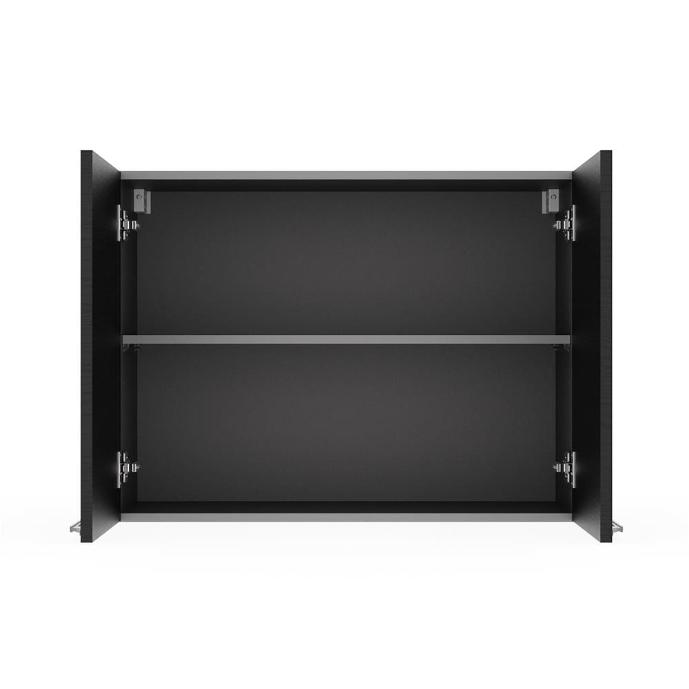 ตู้แขวนคู่ KITZCHO LUCIDA PLUS 80x60 ซม. สี BLACK OAK