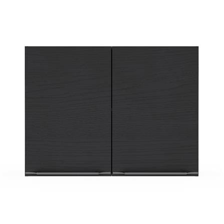 ตู้แขวนคู่ KITZCHO LUCIDA PLUS 80x60 ซม. สี BLACK ...