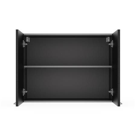 ตู้แขวนคู่ KITZCHO LUCIDA PLUS 80x60 ซม. สี BLACK OAK_3