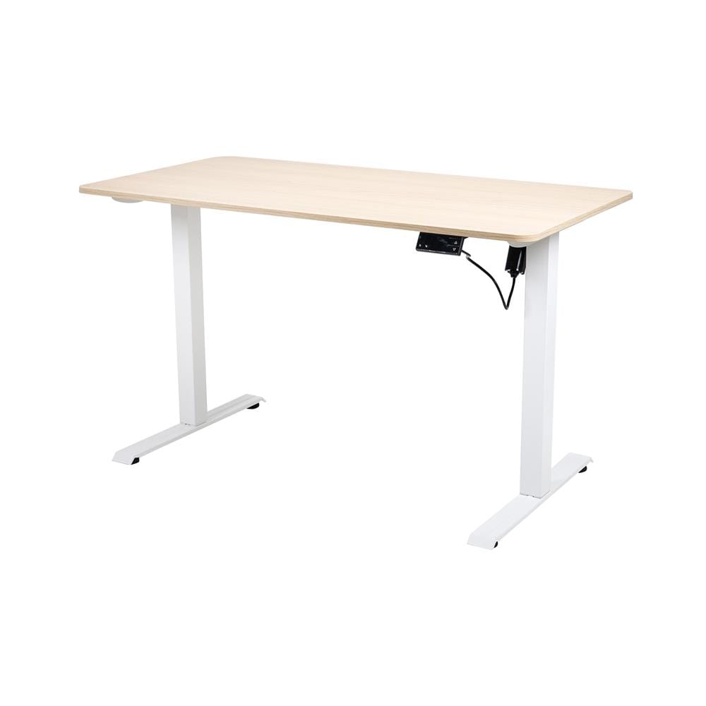โต๊ะปรับระดับไฟฟ้า FURDINI KENTO-3D-M1S2 120 ซม. สีไวท์โอ๊ค_0