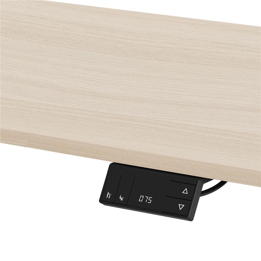 โต๊ะปรับระดับไฟฟ้า FURDINI KENTO-3D-M1S2 120 ซม. สีไวท์โอ๊ค