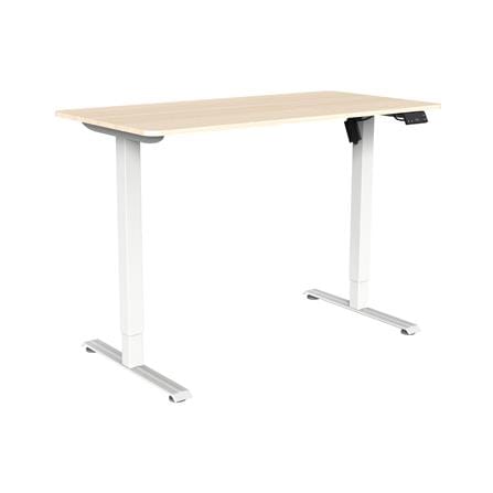 โต๊ะปรับระดับไฟฟ้า FURDINI KENTO-3D-M1S2 120 ซม. สีไวท์โอ๊ค_3