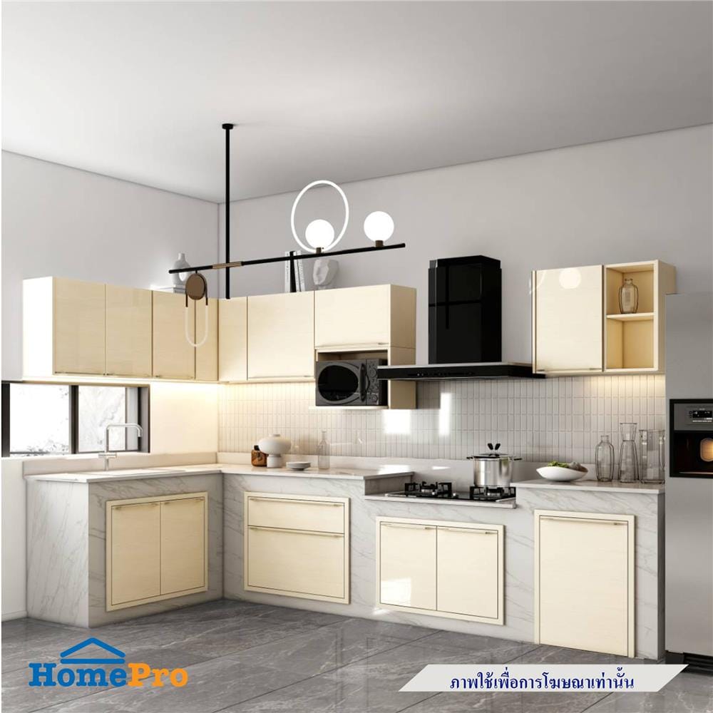 ตู้แขวนเดี่ยว เปิดขวา KITZCHO LUCIDA PLUS 60x40 ซม. สี NATURAL OAK