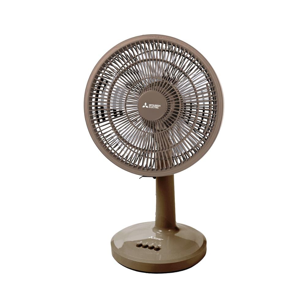 พัดลมตั้งโต๊ะ 12 นิ้ว MITSUBISHI D12A-GB MBW สีน้ำตาล