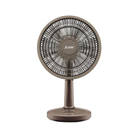พัดลมตั้งโต๊ะ 12 นิ้ว MITSUBISHI D12A-GB MBW สีน้ำตาล
