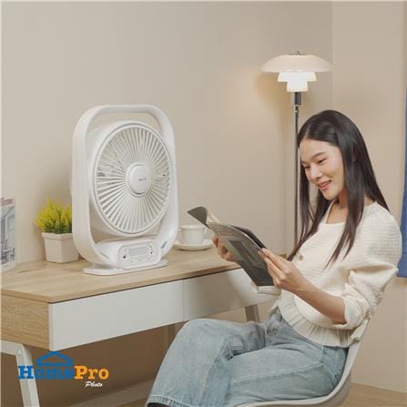 พัดลมพกพา 12 นิ้ว EKONO EK-PTB03 สีขาว_4