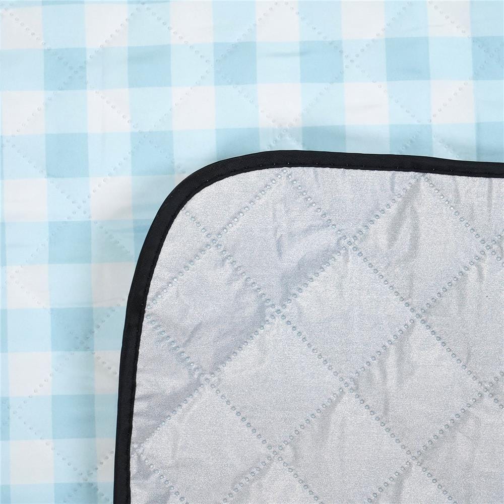 เสื่ออเนกประสงค์ SNAZZ SHIRO 130x170 ซม. สีฟ้า