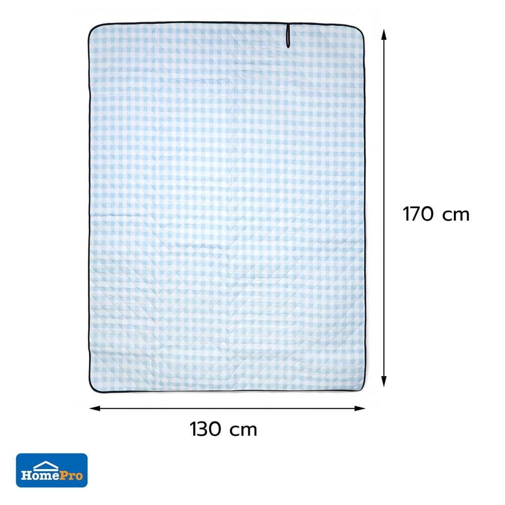 เสื่ออเนกประสงค์ SNAZZ SHIRO 130x170 ซม. สีฟ้า