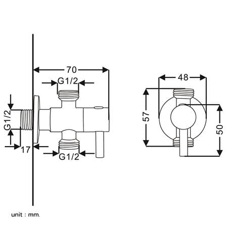 สต๊อปวาล์ว 2 ทาง RASLAND RA C322-C44-MT_7