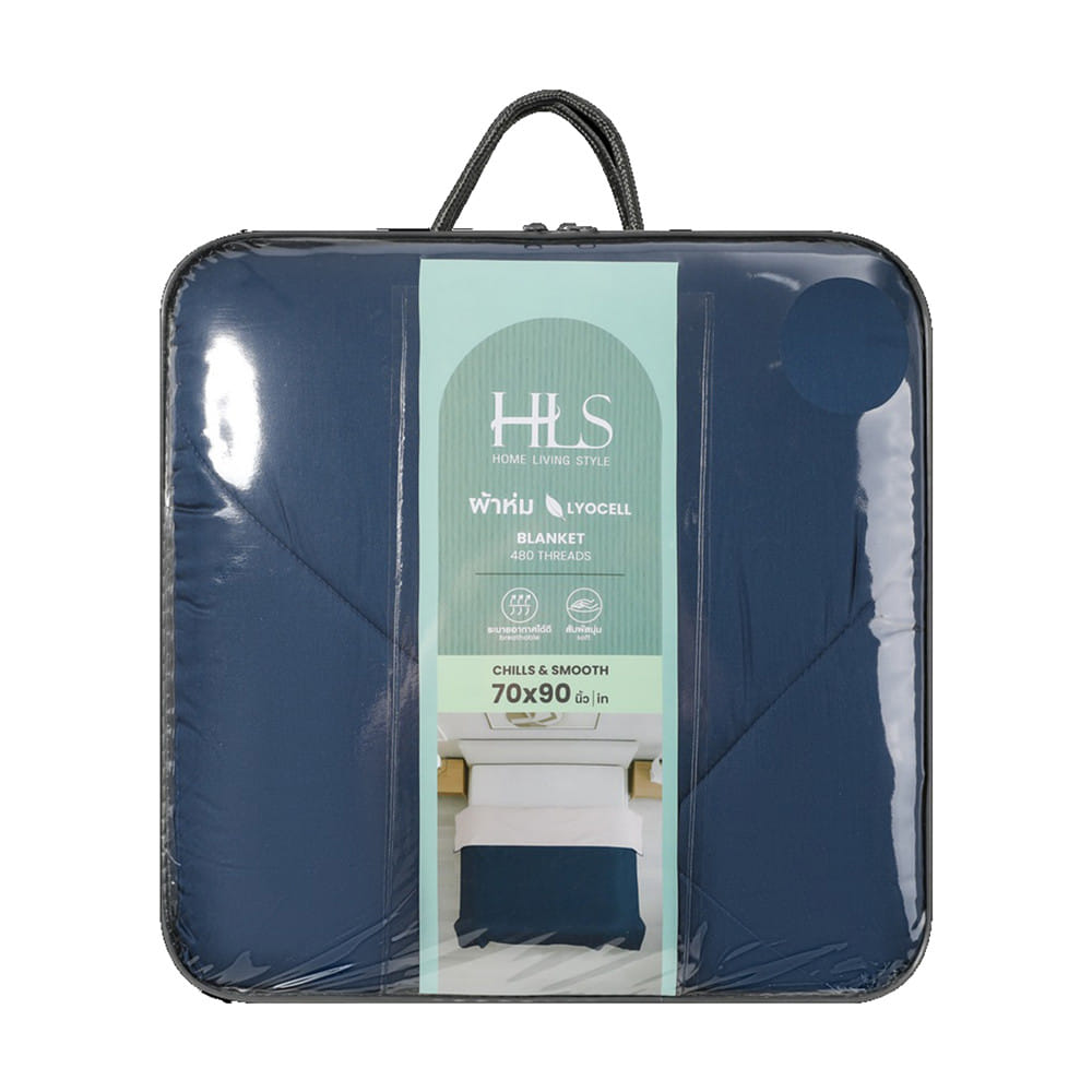 ผ้าห่ม HOME LIVING STYLE ANDES 70x90 นิ้ว สี BLUE