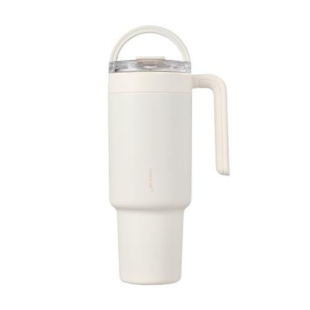 กระติกสุญญากาศ LOCKNLOCK METRO CAFE DUAL HANDLE 1.2 ลิตร สีขาว_0