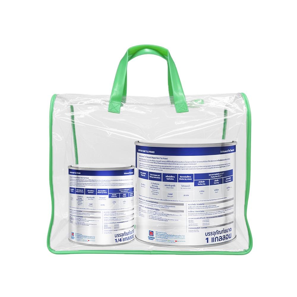 สีรองพื้นกระเบื้อง NIPPON PAINT TILE PRIMER PART A+B 3.2 ลิตร
