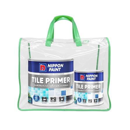 สีรองพื้นกระเบื้อง NIPPON PAINT TILE PRIMER PART A+B 3.2 ลิตร_0