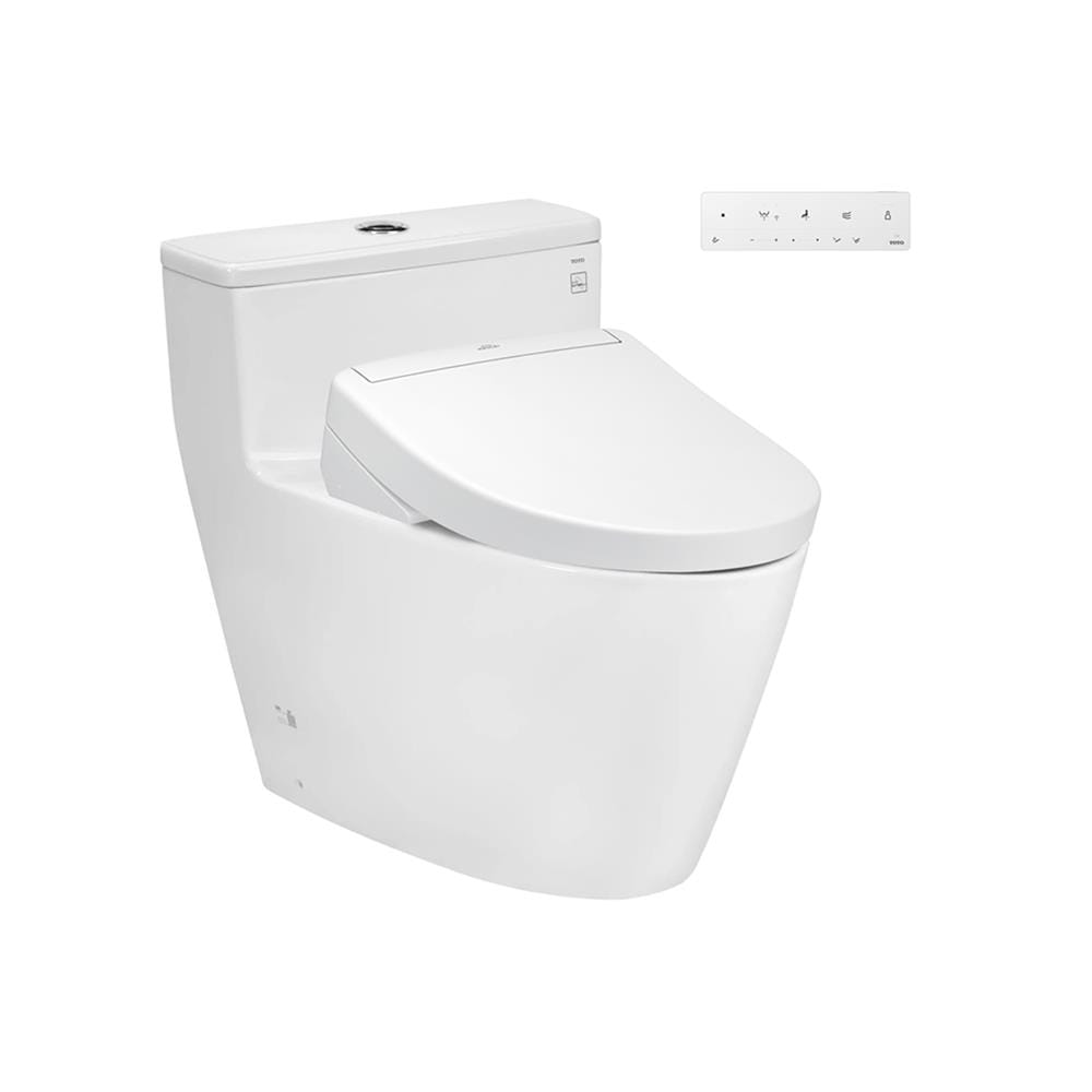 สุขภัณฑ์ 1 ชิ้น พร้อมฝารองนั่งอัตโนมัติ TOTO WASHLET S5 (CW625SW3) 3/4.5 ลิตร สีขาว