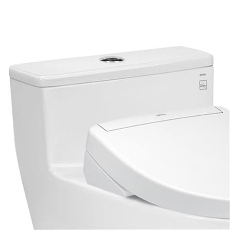 สุขภัณฑ์ 1 ชิ้น พร้อมฝารองนั่งอัตโนมัติ TOTO WASHLET S5 (CW625SW3) 3/4.5 ลิตร สีขาว_1
