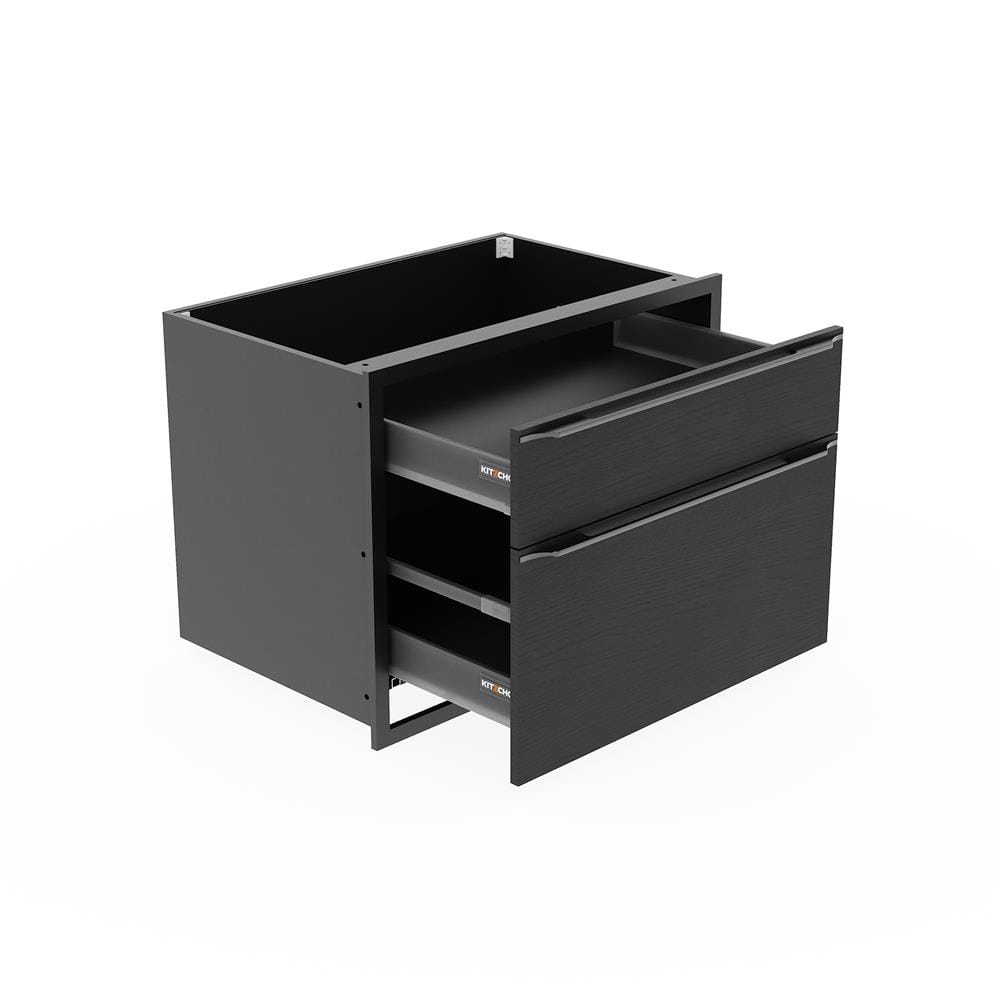 ตู้ลิ้นชัก KITZCHO LUCIDA PLUS 86x66 ซม. สี BLACK OAK