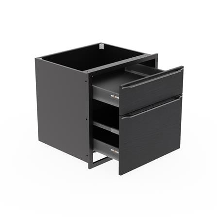 ตู้ลิ้นชัก KITZCHO LUCIDA PLUS 66x66 ซม. สี BLACK OAK_2