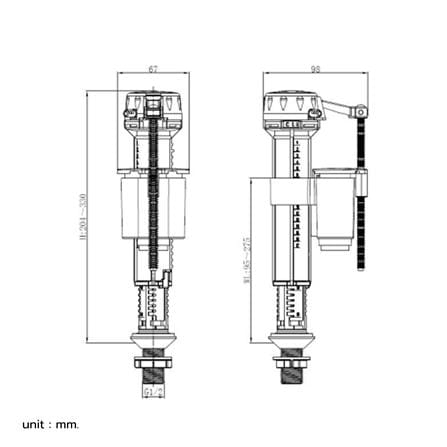 วาล์วครบชุด COTTO F930002_4