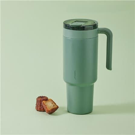กระติกสุญญากาศ LOCKNLOCK METRO CAFE DUAL HANDLE 1.2 ลิตร สีเขียว_1