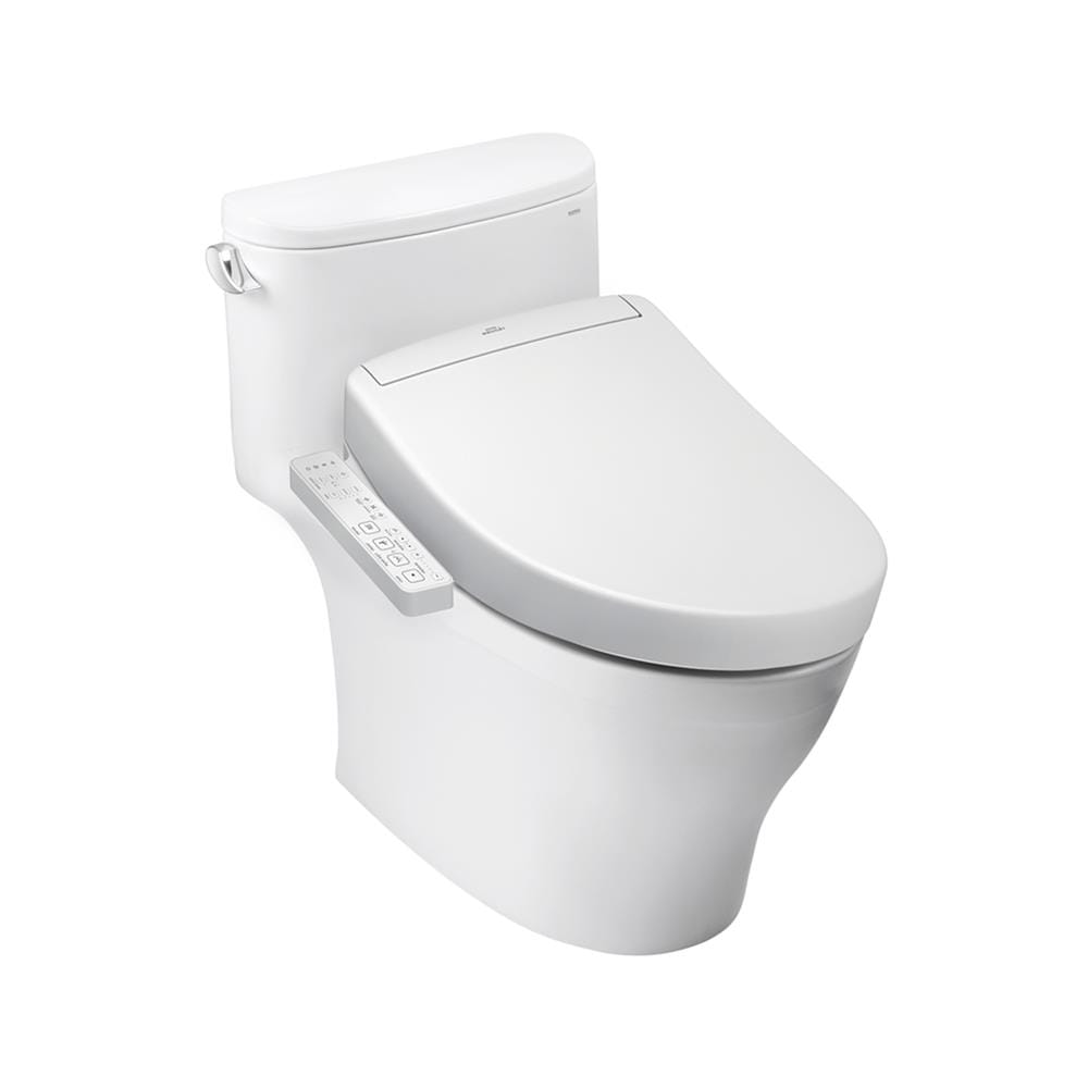 สุขภัณฑ์ 1 ชิ้น พร้อมฝารองนั่งอัตโนมัติ TOTO WASHLET S2 (CW887SW2) 4.8 ลิตร สีขาว