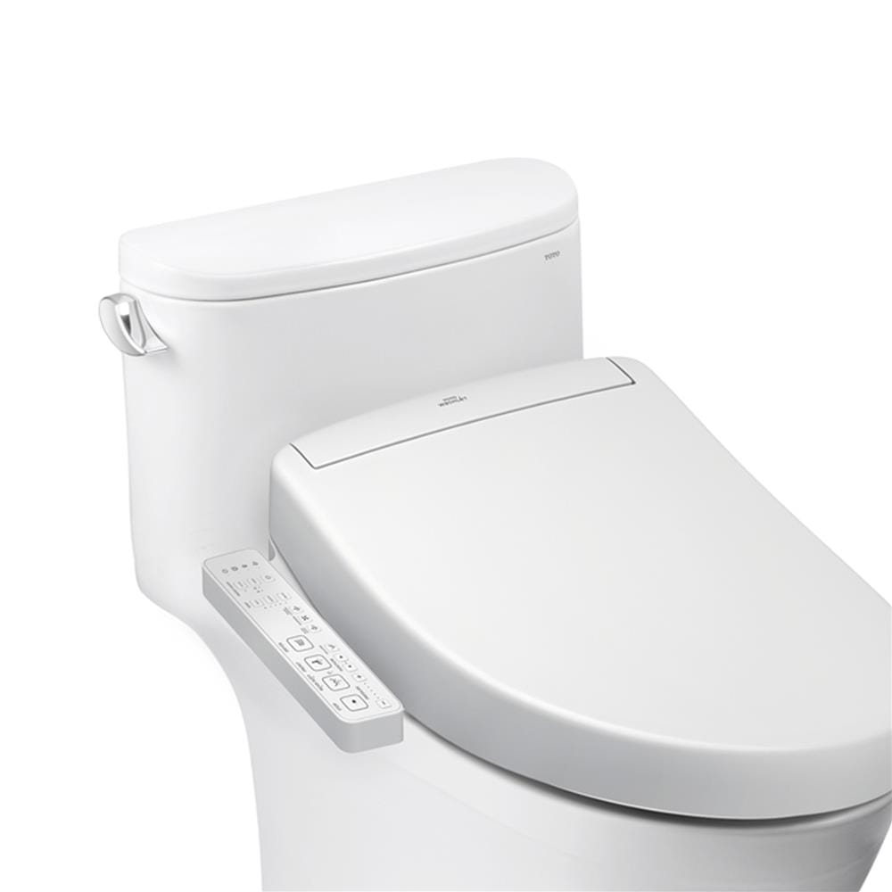 สุขภัณฑ์ 1 ชิ้น พร้อมฝารองนั่งอัตโนมัติ TOTO WASHLET S2 (CW887SW2) 4.8 ลิตร สีขาว