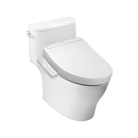 สุขภัณฑ์ 1 ชิ้น พร้อมฝารองนั่งอัตโนมัติ TOTO WASHLET S2 (CW887SW2) 4.8 ลิตร สีขาว_0