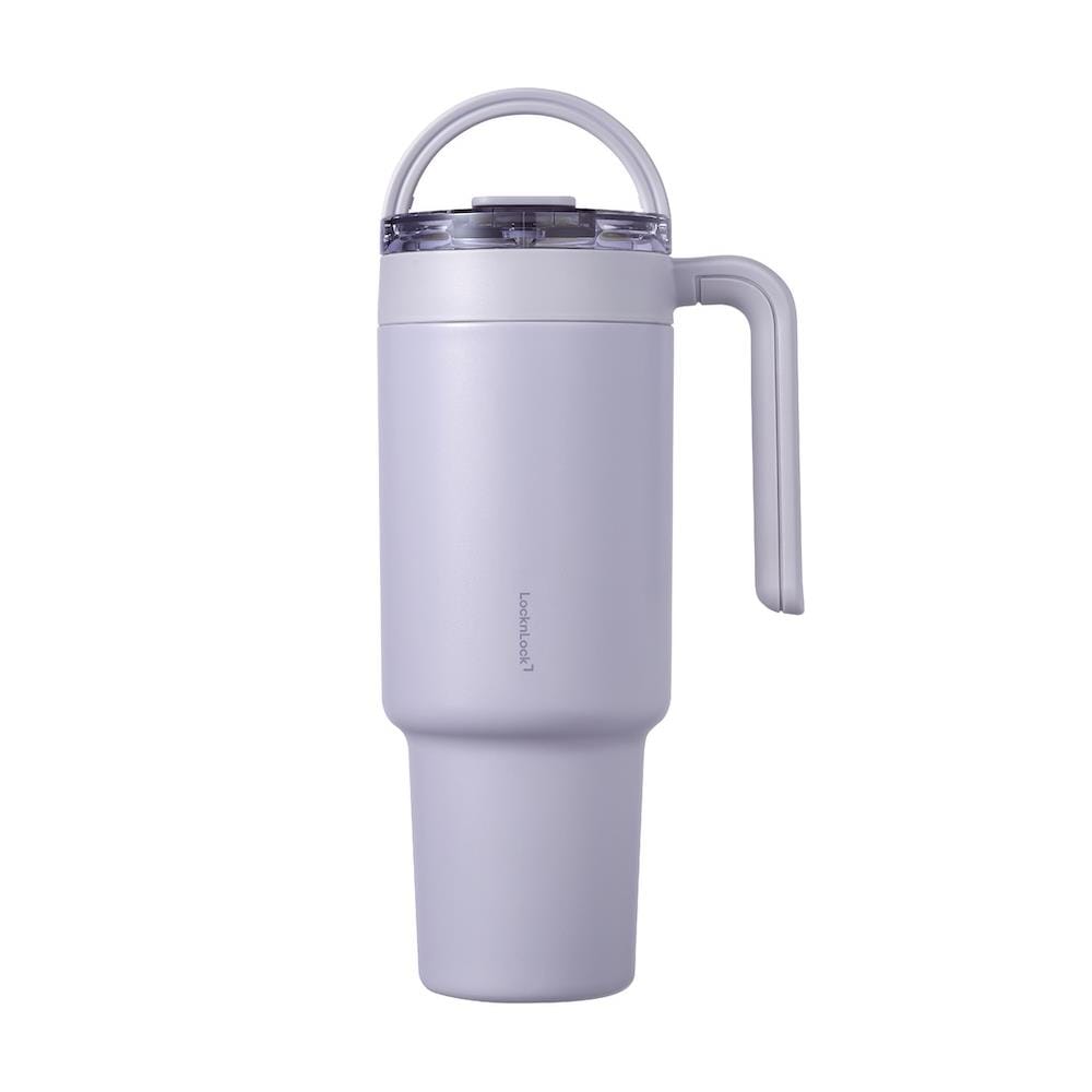 กระติกสุญญากาศ LOCKNLOCK METRO CAFE DUAL HANDLE 1.2 ลิตร สีม่วง