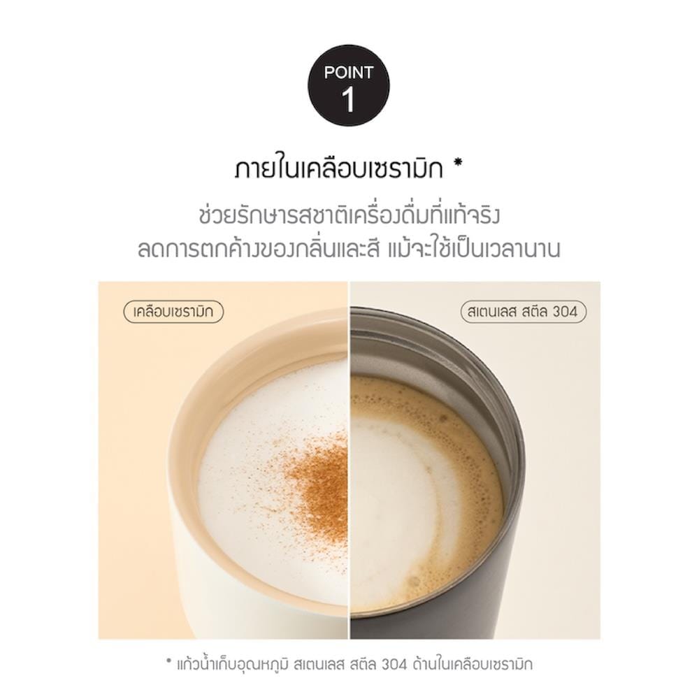 กระติกสุญญากาศ LOCKNLOCK METRO CAFE DUAL HANDLE 1.2 ลิตร สีม่วง