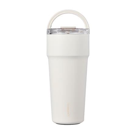 กระติกสุญญากาศ LOCKNLOCK METRO CAFE TOP HANDLE 0.9 ลิตร สีขาว