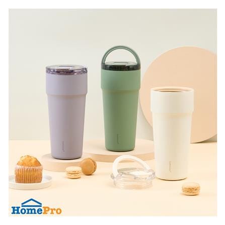 กระติกสุญญากาศ LOCKNLOCK METRO CAFE TOP HANDLE 0.9 ลิตร สีขาว_2
